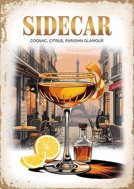 Sidecar Cocktail in Paris