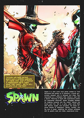 Spawn Comic Book Art