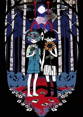 OMORI Basil and Sunny in Forest