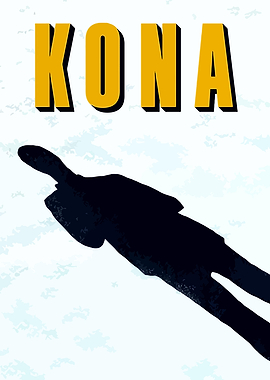 Kona Adventure Video Game Poster