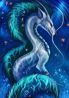 Mythical Water Dragon