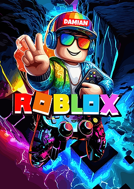 Roblox Gamer with Controller