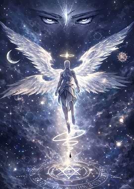 Cosmic Angel Descending