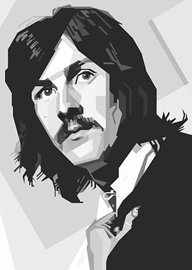 Bonzo Black and White Pop Art Portrait