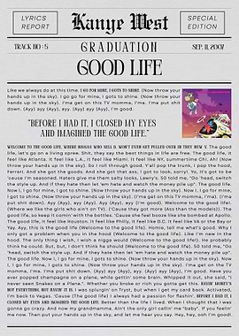 Kanye West Good Life