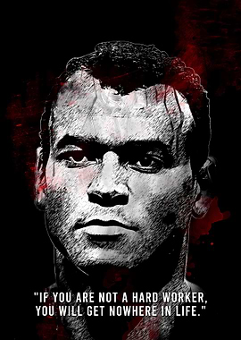 Cafu Motivational Quote Portrait