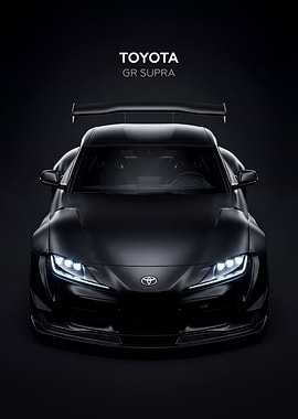 Black Toyota GR Supra