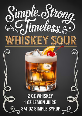 Whiskey Sour Cocktail Recipe