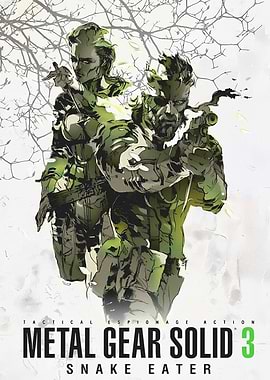 Metal Gear Solid 3 Snake Eater Poster
