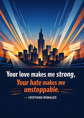 Cristiano Ronaldo Inspirational Quote