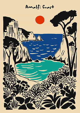 Amalfi Coast Landscape
