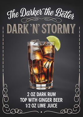 Dark 'N' Stormy Cocktail Recipe