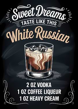 White Russian Cocktail Recipe