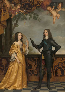 Royal Couple in Armor and Gown