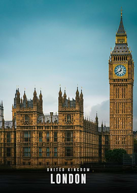 Big Ben and Houses of Parliament, London