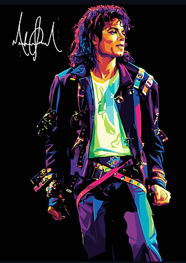 Michael Jackson Pop Art Portrait