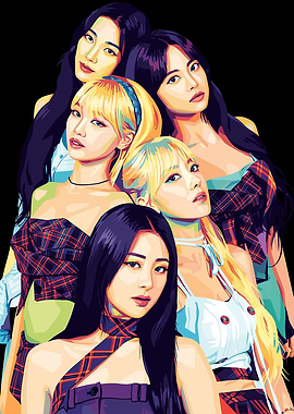 K-Pop Group Portrait