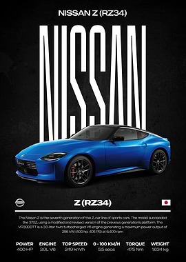 Nissan Z RZ34 Sports Car