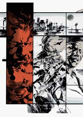 Metal Gear Solid Art Style Montage