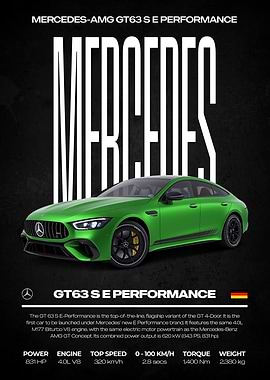 Mercedes-AMG GT63 SE Performance Car