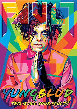 Yungblud Pop Art Portrait
