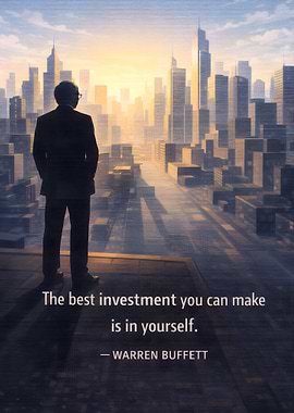 Man looking at city skyline