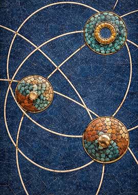 Abstract Cosmic Orbits with Medallions