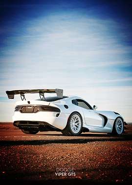 Dodge Viper GTS with Spoiler Poster