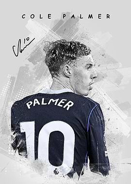 Cole Palmer Football Graffiti