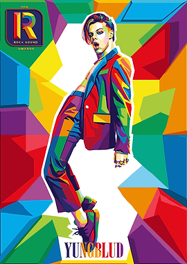 Yungblud Rock Sound Awards Pop Art