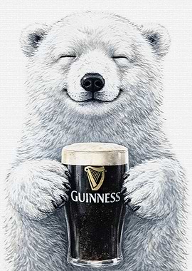 Polar Bear with Guinness