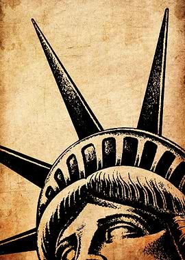 Statue of Liberty Crown Close-up