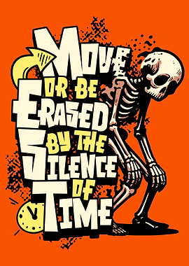 Move or Be Erased by Time Skeleton