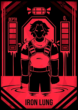 Iron Lung Character in Red and Black