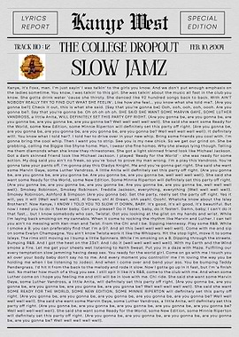 Kanye West Slow Jamz