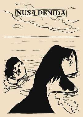 Nusa Penida Coastal Landscape