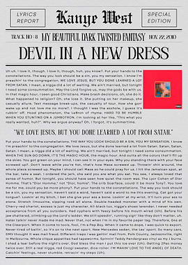 Kanye West Devil in a New Dress