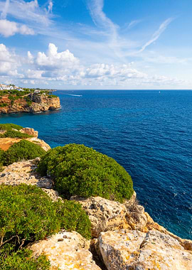 Azure Horizon Mallorca Coastal Panorama