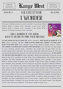 Kanye West I Wonder
