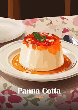 Panna Cotta with Berry Sauce