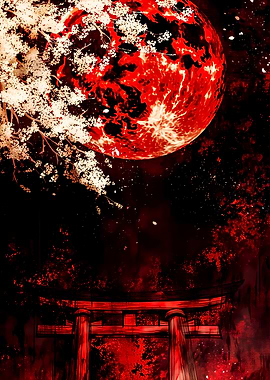 Bloody Moon Torii Gate