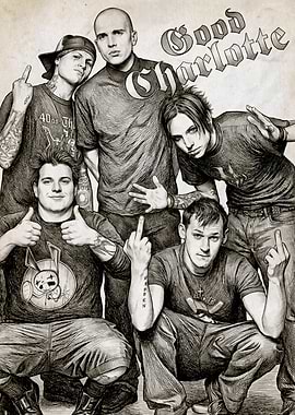 Good Charlotte Band Portrait