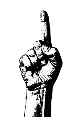 Hand Showing One Finger