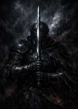 Dark Knight with Sword