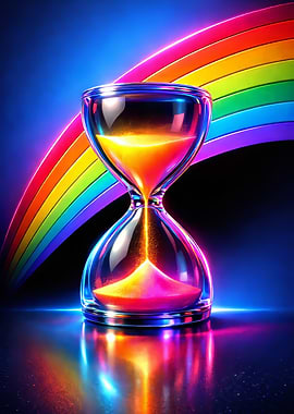 Rainbow Hourglass