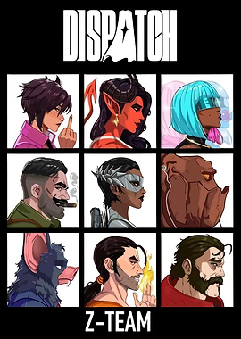 Dispatch Z-Team Character Art