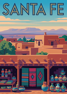 Santa Fe Southwestern Landscape