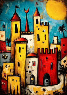 Mythic Fortress in a Chromatic City