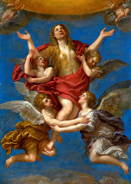 The Ecstasy of Mary Magdalene (1640s) by Francesco Albani