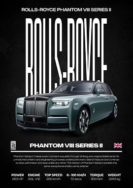 Rolls-Royce Phantom VIII Series II Poster
